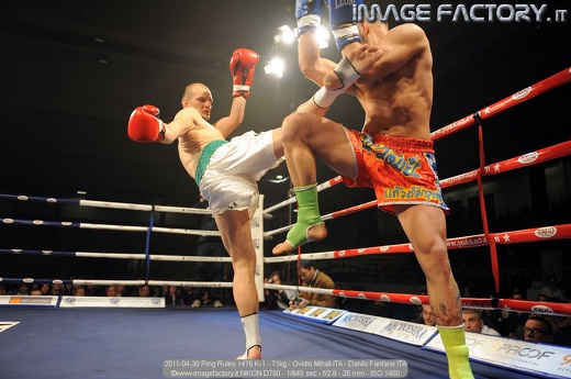 2011-04-30 Ring Rules 1476 K-1 - 71kg - Ovidio Mihali ITA - Danilo Fanfano ITA